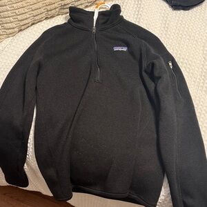 Black Patagonia Quarter Zip